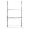 3-Layer Tire Racks - 2 Pcs Silver | Sturdy Steel Storage