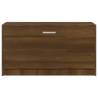 Shoe Bench Brown Oak - Stylish & Practical Storage - 80x24x45 cm