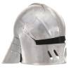 Medieval Knight Helmet Antique Replica LARP Silver Steel Model model 27 