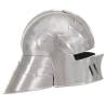 Medieval Knight Helmet Antique Replica LARP Silver Steel