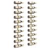 Wall-mounted Wine Rack for 10 Bottles - Gold Metal Set