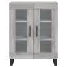 Stylish Grey Sonoma Highboard | Durable Engineered Wood