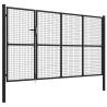 Durable Anthracite Steel Garden Gate 350x150 cm | HipoMarket