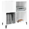 High Gloss White Record Cabinet - Stylish & Practical Storage