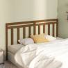 Stylish Honey Brown Bed Headboard - Solid Pine Wood