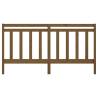 Stylish Honey Brown Bed Headboard - Solid Pine Wood