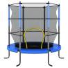 Trampoline with Safety Net - Blue 140x160 cm | HipoMarket