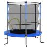 Trampoline with Safety Net - Blue 140x160 cm | HipoMarket