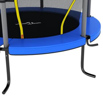 Trampoline with Safety Net - Blue 140x160 cm | HipoMarket