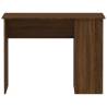 Brown Oak Desk 100x55x75 cm - Stylish Engineered Wood