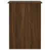 Brown Oak Desk 100x55x75 cm - Stylish Engineered Wood