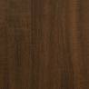 Brown Oak Desk 100x55x75 cm - Stylish Engineered Wood