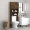 Washing Machine Cabinet Brown Oak 64x25.5x190 cm Colour brown oak Number of 1 