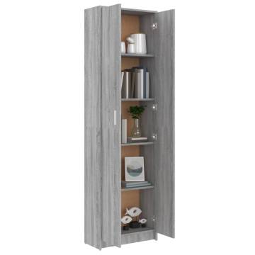 Hallway Wardrobe Grey Sonoma - Space Saving Design