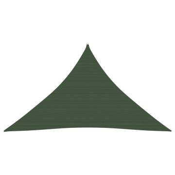 Sunshade Sail 160 g/m² Dark Green - 2.5x2.5x3.5 m HDPE | HipoMarket