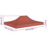 Terracotta Party Tent Roof 4.5x3m - Weather Resistant Cover