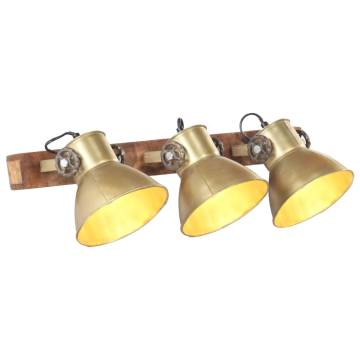 Industrial Wall Lamp Brass 65x25 cm E27 | Elegant Lighting