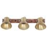 Industrial Wall Lamp Brass 65x25 cm E27 | Elegant Lighting