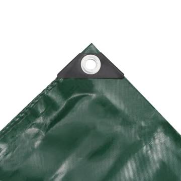 Heavy-Duty Green Tarpaulin 650 g/m² - 1.5x20 m