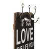 Vintage Wall-Mounted Coat Rack with 6 Hooks | LOVE LIVE