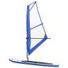 Inflatable SUP Board with Sail Set - Blue & White | HipoMarket