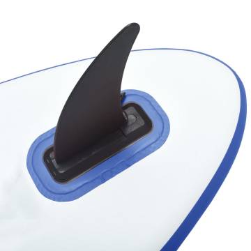 Inflatable SUP Board with Sail Set - Blue & White | HipoMarket