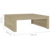 Sonoma Oak Coffee Table - Modern & Chic Design | HipoMarket