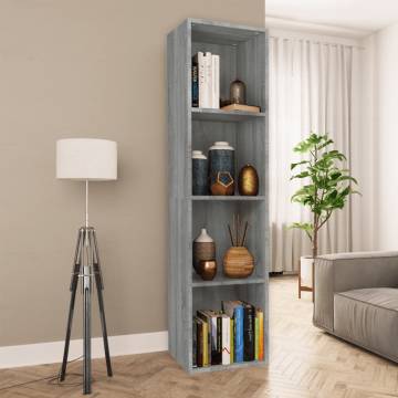 Book Cabinet/TV Cabinet Grey Sonoma - Stylish & Practical