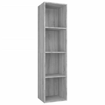 Book Cabinet/TV Cabinet Grey Sonoma - Stylish & Practical