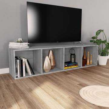 Book Cabinet/TV Cabinet Grey Sonoma - Stylish & Practical