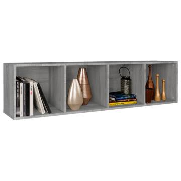 Book Cabinet/TV Cabinet Grey Sonoma - Stylish & Practical