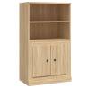 Stylish Highboard Sonoma Oak | Engineered Wood | HipoMarket