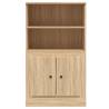 Stylish Highboard Sonoma Oak | Engineered Wood | HipoMarket