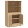 Stylish Highboard Sonoma Oak | Engineered Wood | HipoMarket