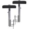 Boat Trailer Solid Bar Bow Support Set of 2 | 63 - 88 cm