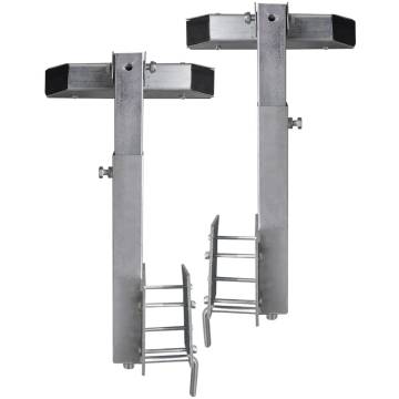 Boat Trailer Solid Bar Bow Support Set of 2 | 63 - 88 cm