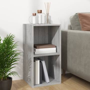 Vinyl Storage Box Grey Sonoma - Durable LP Organizer 71x34 cm