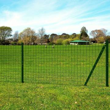 Euro Fence Steel 10x1.7m Green - Durable & Easy Installation