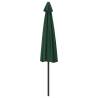 Green Balcony Parasol with Aluminium Pole | 300x155 cm Half