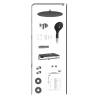 EISL GRANDE VITA Overhead Shower Set - Chrome-Black