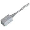 Ground Spikes Set - 6 Pcs Galvanised Steel | HipoMarket UK