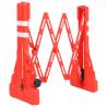 Folding Traffic Barrier Red - 210x50x105 cm for Safety