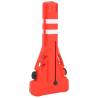 Folding Traffic Barrier Red - 210x50x105 cm for Safety