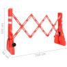 Folding Traffic Barrier Red - 210x50x105 cm for Safety