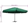 Outdoor Parasol 600 cm Green - Premium Sun Protection