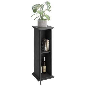 FMD Grey Accent Table with Door - Stylish & Versatile