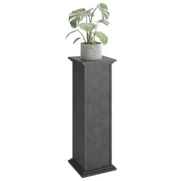 FMD Grey Accent Table with Door - Stylish & Versatile