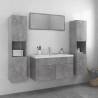 Bathroom Furniture Set Concrete Grey Engineered Wood Colour concrete grey Size 90 x 38.5 x 46 cm Number of 1 