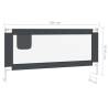 Toddler Safety Bed Rail Dark Grey | 190x25 cm Fabric