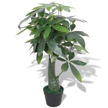 Lifelike 85 cm Artificial Fortune Tree Plant with Pot - Green